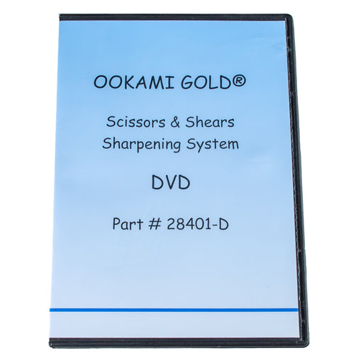 Ookami Gold Shears Sharpening Instructional DVD