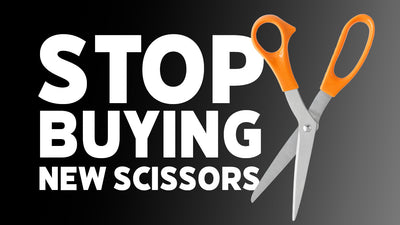 DIY Scissors Sharpening - How To Sharpen Scissors At Home